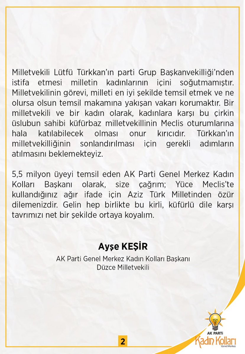 Av_Sibel33's tweet photo. Yüce Meclis’teki küfürlü ifadeniz için Aziz Türk Milletinden özür dileyin Sayın Akşener
#AkşenereAçıkÇağrı https://t.co/lgFmhigHSq