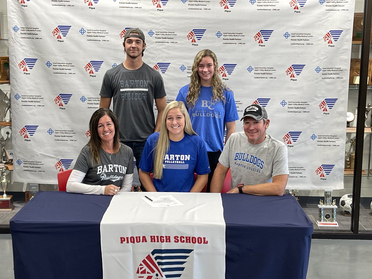 chiphare's tweet photo. Congratulations to senior volleyball standout Aubree Schrubb for signing her letter of intent to attend and play Volleyball at Barton College in North Carolina. #WeArePiqua https://t.co/71uUnq0yMo