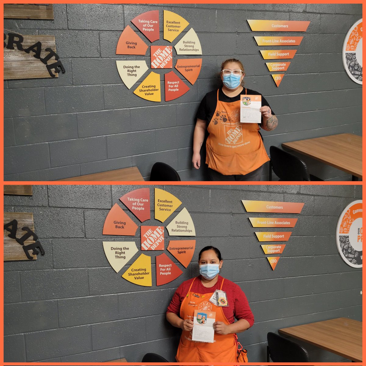 Shout out to Samantha D23 and Mary D25 recognized by MET 6540 for being a great partner and li in our orange values everyday. Thank you!
#METappreciationweek21 #powerofthegulf #oneteam 
<a href="/Fred_asj/">Fred Silva</a> <a href="/Ivan_Quintero_/">Ivan Quintero</a> <a href="/draku0927/">Ruben Rodriguez</a> <a href="/Maritza70127474/">Maritza Perez</a> <a href="/THDRoxSalinas/">Roxie Salinas</a>