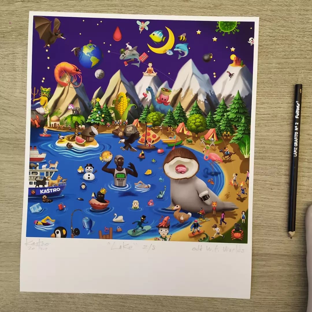 Fatyogah's tweet photo. La serie ODD WIFI WORLDS ya se encuentra disponible.
🔴Impresión Fine-art, Glicée Eco art smooth 200grs, 30 x 25 cms.
🔵6 obras distintas, 5 copias x cada obra, firmadas, seriadas y con certificado de autenticidad.
⚫Las copias 1/5 se encuentran disponibles enmarcadas.
#nft https://t.co/Y0tBEZJFDG