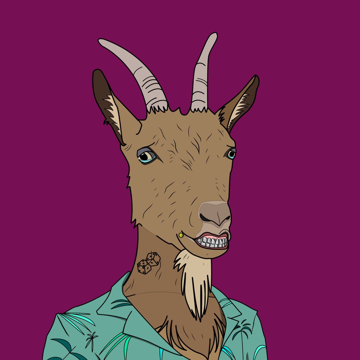 WizardGainz's tweet photo. GIVEAWAY TIME 

The #GOATtribe is STRONG! Im going to be giving away one of my @adaGOATS to one lucky person in 48 hours 

To Enter:
Retweet this post

Good luck! #CNFT https://t.co/gsKcCx2w1y