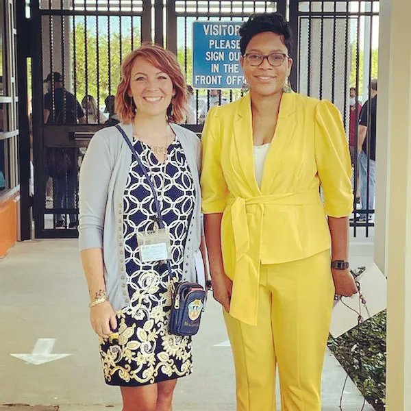 erinipock's tweet photo. I am so thankful for the wonderful partnership I have with this ray of light! @nenagreen14 is full of wisdom, she leads well, and that girl has got The Joy! #gratitude #gratitudechallenge @POEKPOE https://t.co/pcJscop7xU