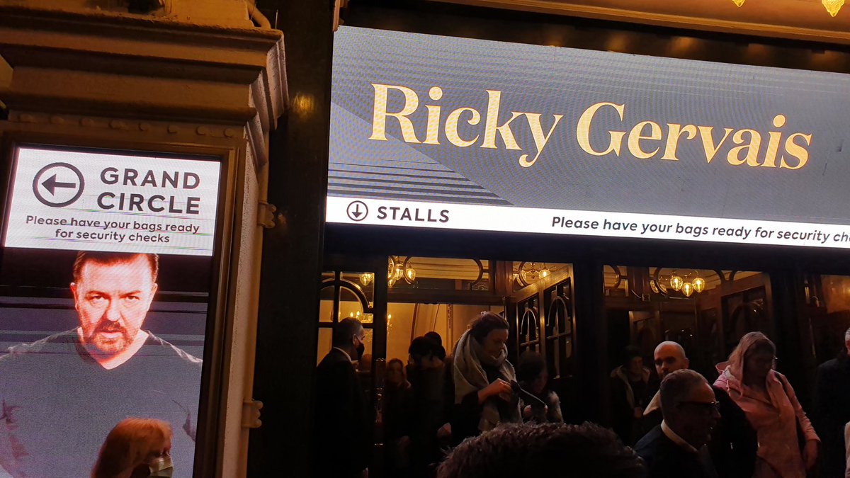 CraigFWhite's tweet photo. Thank you @rickygervais, that was brilliant! https://t.co/sIBpb2ekTP