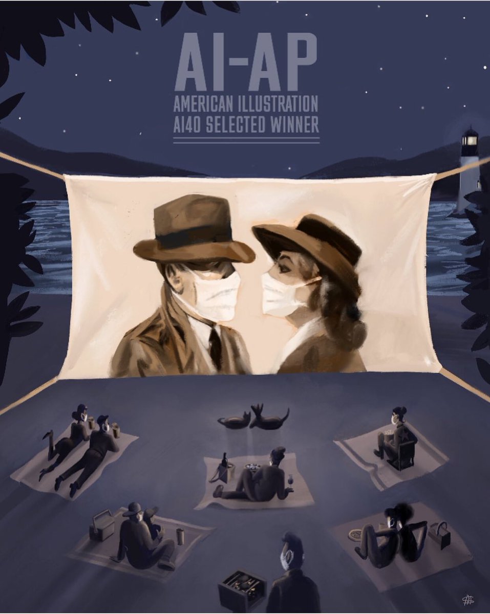 Looking forward to the party tonight. Very excited about the inclusion of “Movie Night” in @american_illust Thank you to the judges and Mark Heflin, Director at AI! Appeared on the cover of the fall issue of  Edible Westchester magazine. Thank you <a href="/jennifersolow/">jennifer solow</a> <a href="/EdibleManhattan/">Edible Manhattan</a>