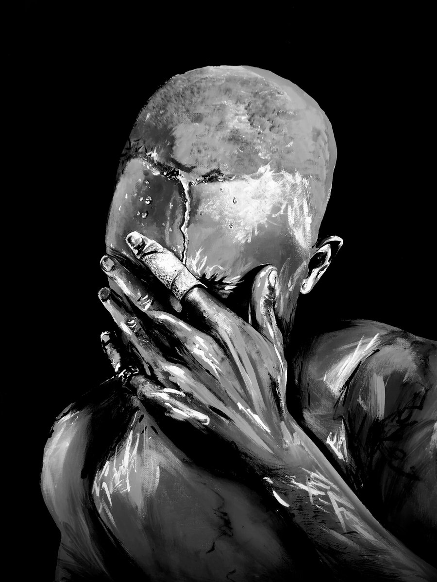 AK97art's tweet photo. @NFTprime1 New NFT recently released titled, Frank. Acrylic painting  turned NFT!
https://t.co/Fpwd4pQdL0
Check it out and let me know what you think. https://t.co/aZd2jVz9qu
