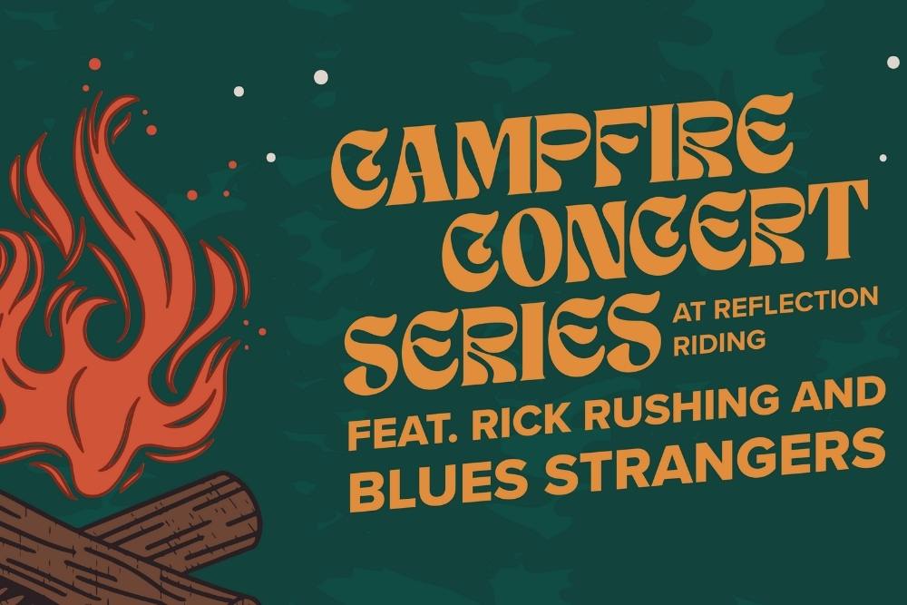 Our Campfire Concert Series is back! Get your tickets for live music by <a href="/IIIRushing/">Rick Rushing III</a> on Nov. 13. Your ticket includes food from Tremont Tavern, beer from Hutton &amp; Smith Brewing Co, and optional camping! 🎟️ 🏕️ #campfireconcert #livemusic