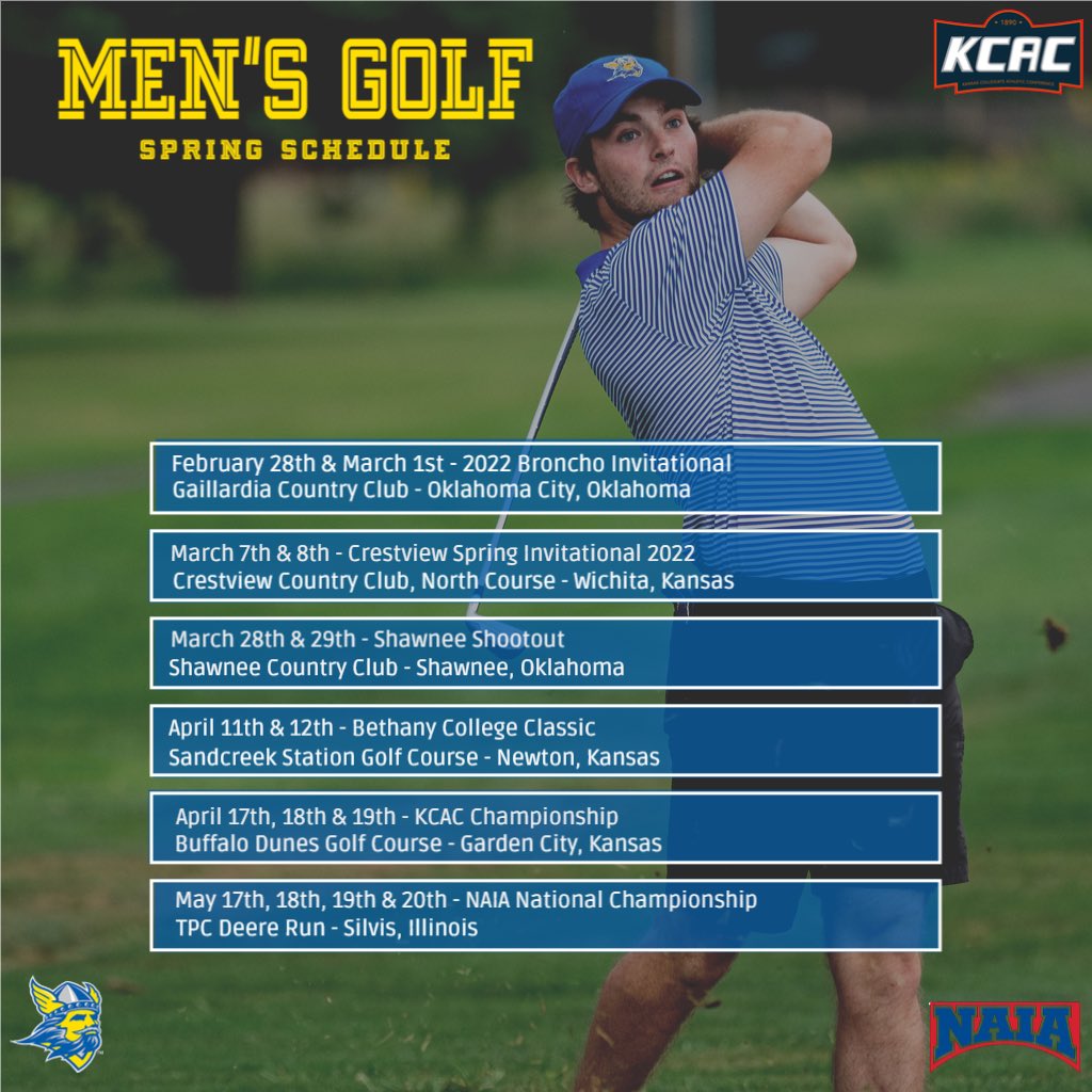 Swedes_Golf's tweet photo. Our men’s spring schedule is locked in.

1️⃣0️⃣9️⃣ days to go until they tee it up. We can’t wait!

#SwedesGolf🇸🇪⛳️ https://t.co/1UAzv0WyZ9