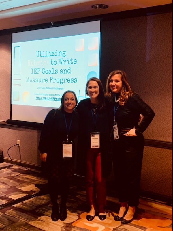 Got to present at my first national conference with these lovely ladies! I am luck to have them! #2021CASE