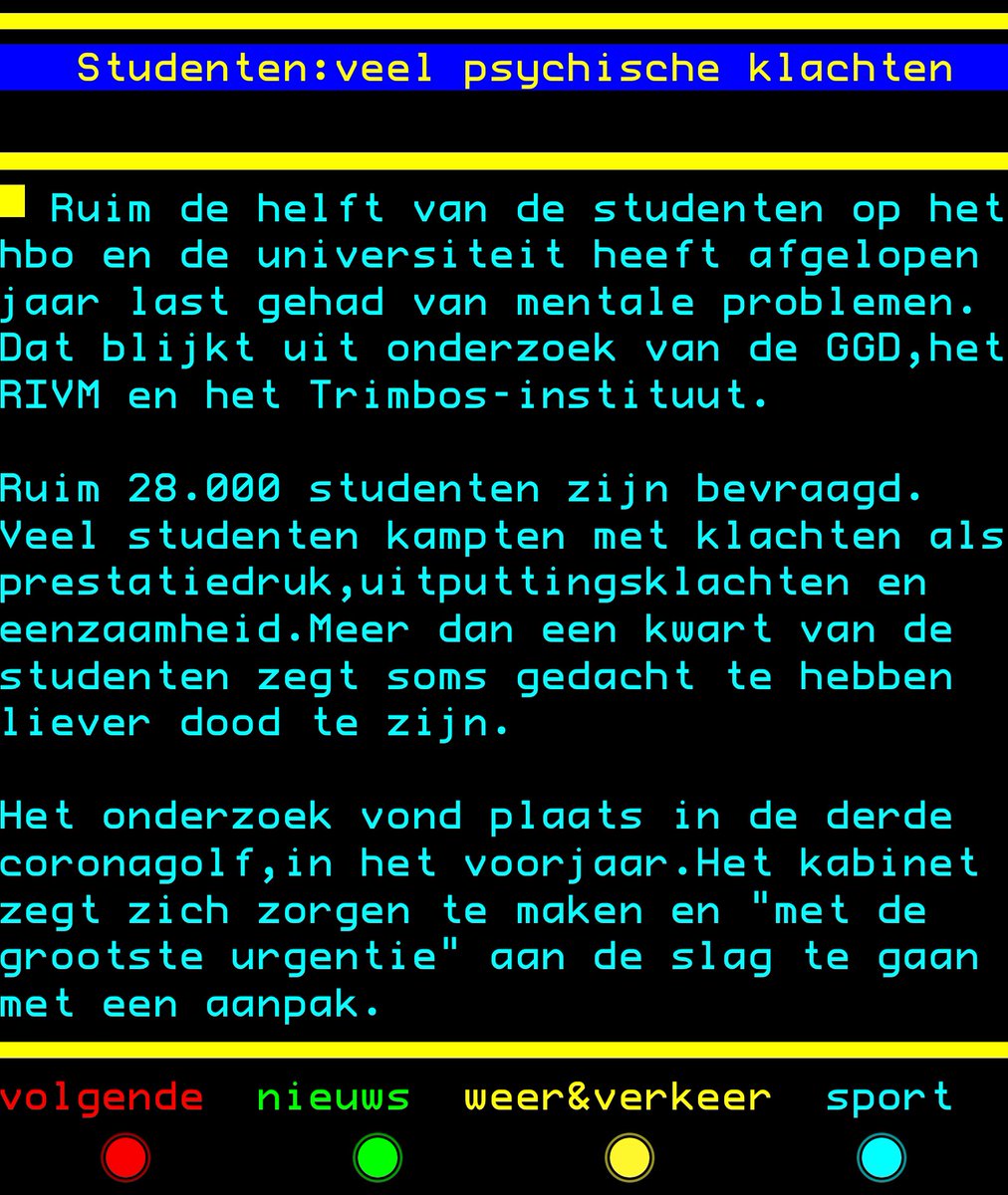 Dáárom probeer ik met mijn onderzoek een bijdrage te leveren aan de mentale gezondheid van studenten <a href="/Saxion/">Hogeschool Saxion (inactief)</a>. Werken aan het verkleinen van het aantal studenten met mentale klachten! #mentalhealth #positievepsychologie #welbevinden #lectoraatInnovatiefenEffectiefOnderwijs