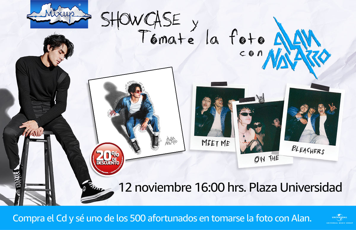 MixupTeam's tweet photo. ¿Ya están listas? 😱✨👌 

Nos vemos mañana en el Showcase y Tómate la foto con @alannavarro en Mixup Plaza Universidad. 

Compra el CD el mismo día del evento para ser uno de los 500 en obtener tu brazalete. 😉

@UMusicMexico https://t.co/gSAZ45V1Ke