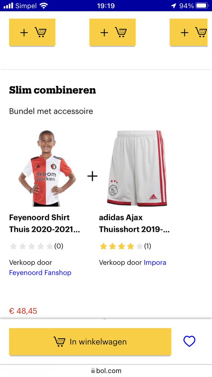 Voor de allemansvriend #simpelleven ⁦ ⁦<a href="/feyenoordsupnl/">Feyenoord.supporters.nl</a>⁩ ⁦<a href="/AjaxFancare/">Ajax Fancare</a>⁩ #sinterklaas Ik zou dit dus zo graag cadeau doen voor de zoon maar snap heus dat dat zo niet werkt.