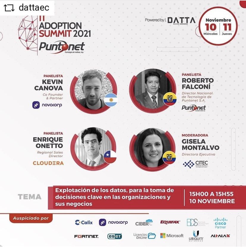 Que honor ser parte de #SUMMITPUNTONET y conversar con tremendos profesionales nacionales e internacionales. Hablando de las grandes oportunidades de la #TransformaciónDigital