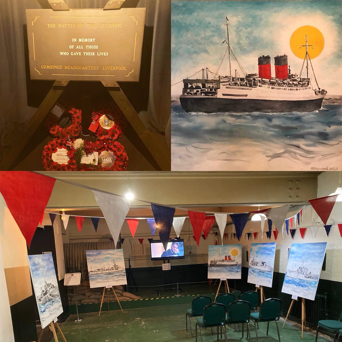 HarwoodAliArt's tweet image. In memory of all those who gave their lives. My gratitude grows the more I get to know. 
#remembranceday2021 #remembranceday #westernapproaches #westernapproacheshq #battleoftheatlantic #thewatershear