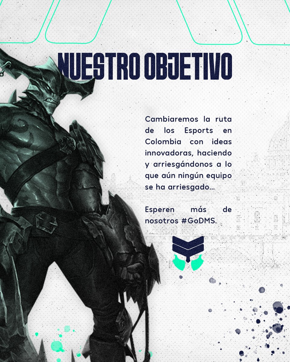 DomusTeam's tweet photo. Esperamos hacer las cosas muy diferente a cómo se vienen haciendo, no solo buscamos nuestro crecimiento sino el de toda una comunidad e industria. 

Si quieres apoyarnos dale follow a nuestros perfiles en el enlacede la descripción. 👏 🔥

#GoDMS #Esports #esportscolombia https://t.co/q1vpPWvOjk