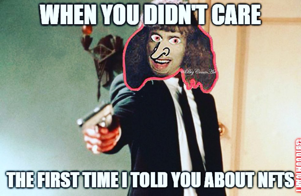 tezosmiami's tweet photo. Miami based #meme artist @bigcomicart now with memes on #Tezos, rejoice!
Blast featured tonight!
#MiamiCrypto
#Tezosmiami https://t.co/TzHHKkDuc4