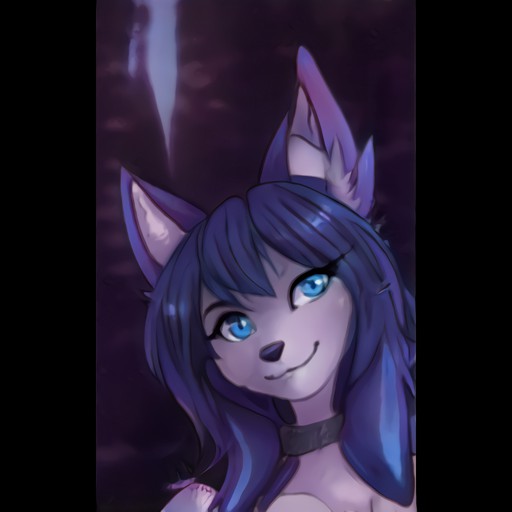 WolfgirlToken's tweet photo. One day, One #NFTs reveal:

Introducing Pietra! This stunning blue-haired beauty will melt your heart with her smile (and don't ask her about her collar if you're not ready for the answer!)

#WolfgirlToken #BNB #BSC https://t.co/FEt6y0RRz2