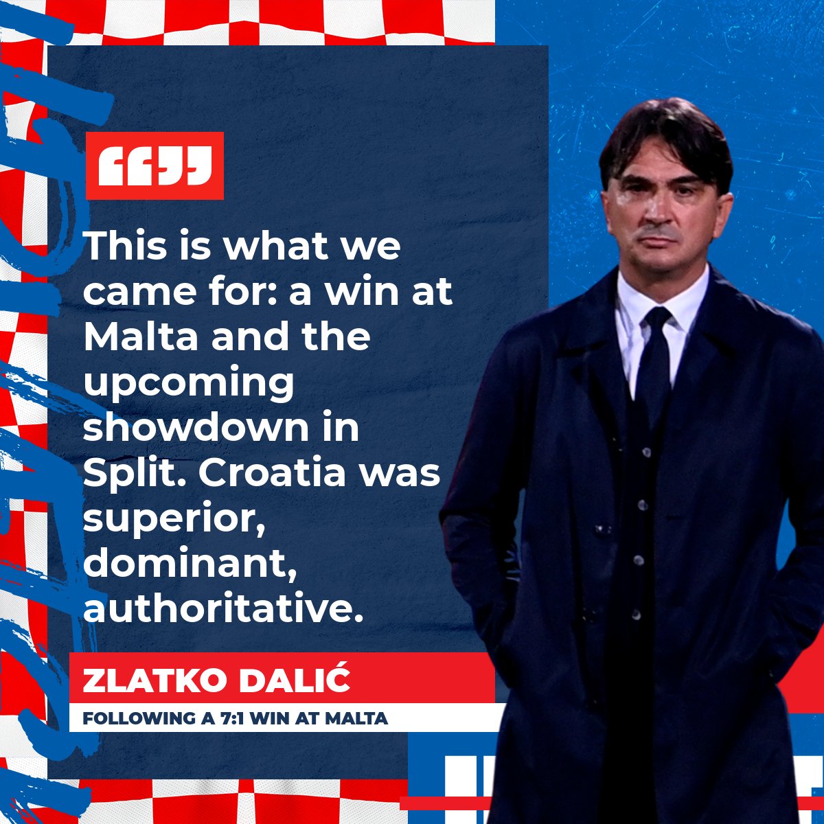 HNS_CFF's tweet photo. ✅ Head coach's verdict 🇲🇹🇭🇷

#BeProud #MLTCRO #WCQ #Vatreni❤️‍🔥 https://t.co/kTi1BwcTHC