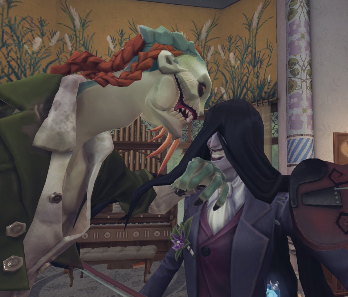 bonefIute's tweet image. we took some luchinini pics tonight 🥺🦎❤️🎻