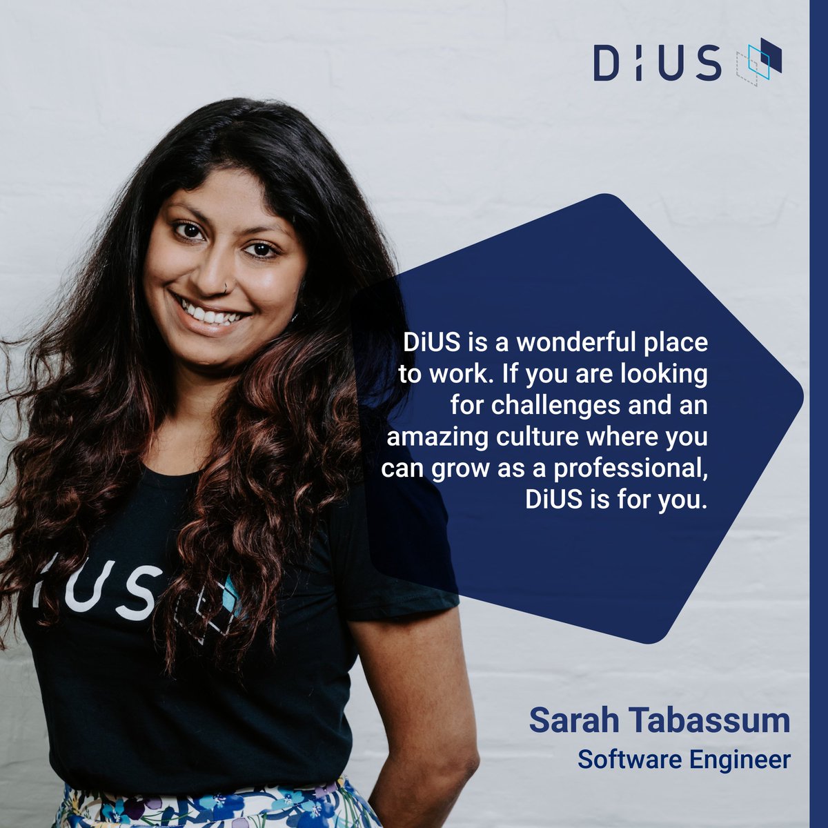 dius_anz's tweet photo. Prior to joining DiUS, software engineer Sarah Tabassum knew she wanted a change but had never worked in a consultancy environment before. Fast forward a few years & Sarah feels very much at home. Discover more about #LifeAtDiUS & apply to join us today: https://t.co/YpSbFSlITF https://t.co/qKgDoYCRzw