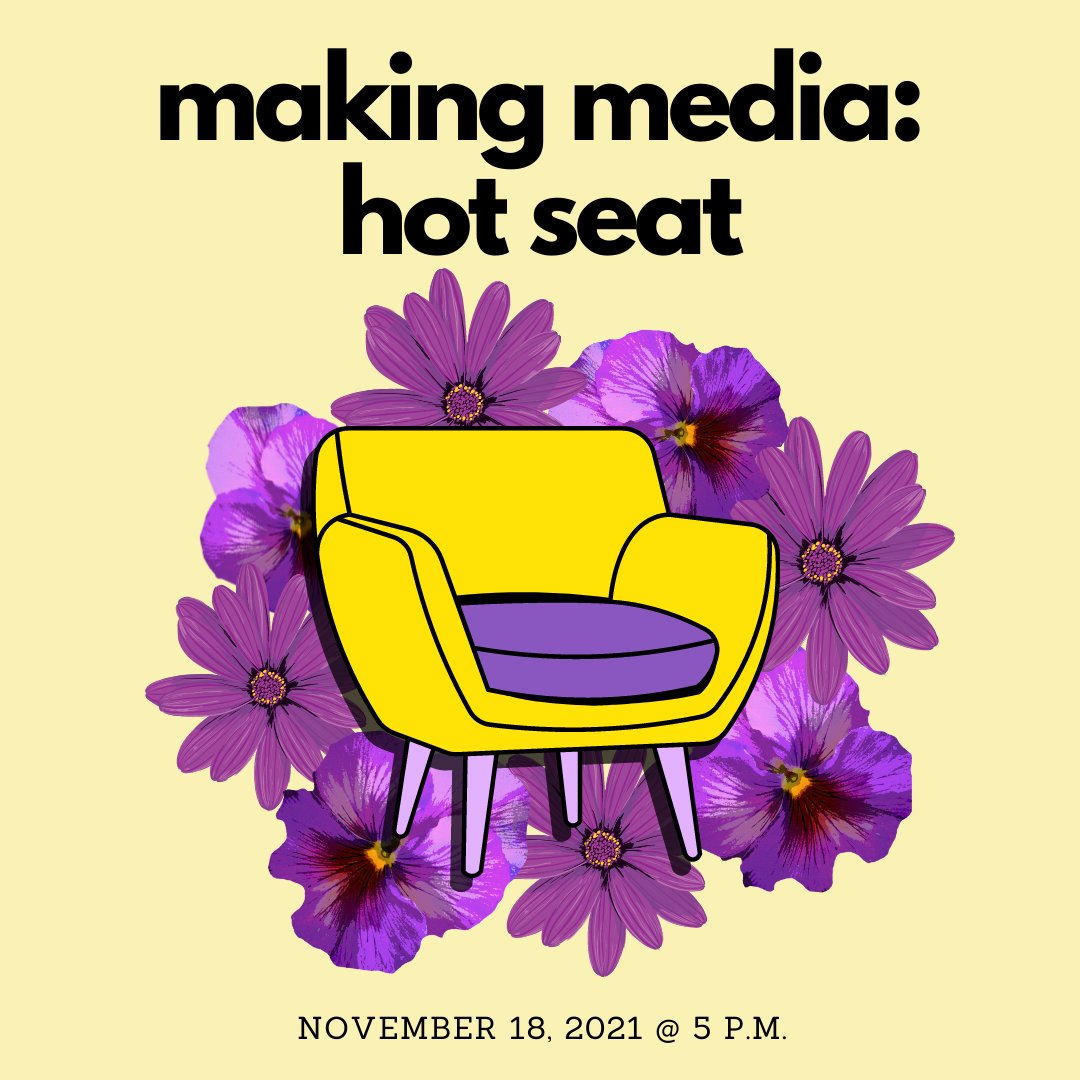 Before you head home for Thanksgiving break, join WIM for our second to last meeting of the semester! On Thursday, November 18th, we will be holding a dynamic discussion on various issues that you may come across within the media field. Come ready to chat!