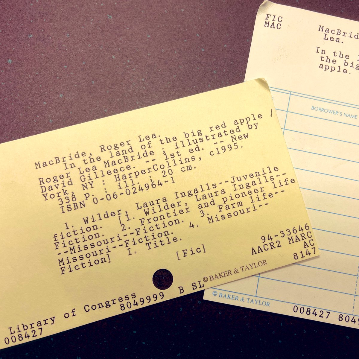 jpizano's tweet photo. I still geek out when I come across types card catalog cards 🤓 📚 #library #librarylife #vintage #nerd #bibliophile https://t.co/OINkPuOtKC