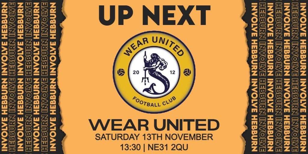 InvolveFC's tweet photo. Break from league as we return to cup action against Wear Utd.
Come down and support the lads ๐ช๐ป
๐
Sat 13th Nov
๐ @WearUtdSaturday
โฐ 13:30 Kick Off
๐ Hebburn Comp,NE31 2QU
๐@DurhamFA Minor Cup
๐ โซ๏ธ#UTI #HebburnInvolve https://t.co/Ix5VclujH2