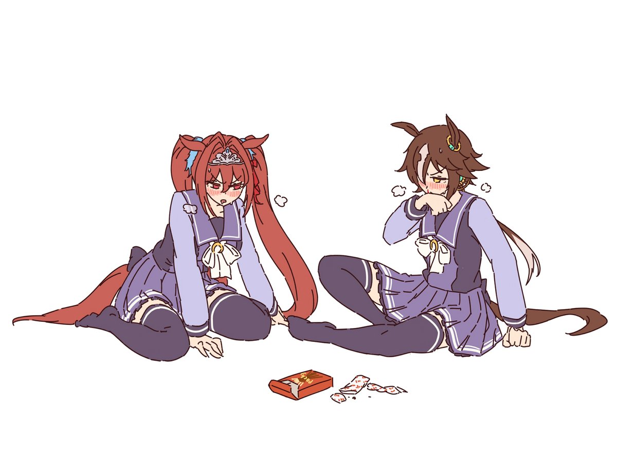 ダイワスカーレット(ウマ娘) ,ウオッカ(ウマ娘) 「」|ワクワクのイラスト