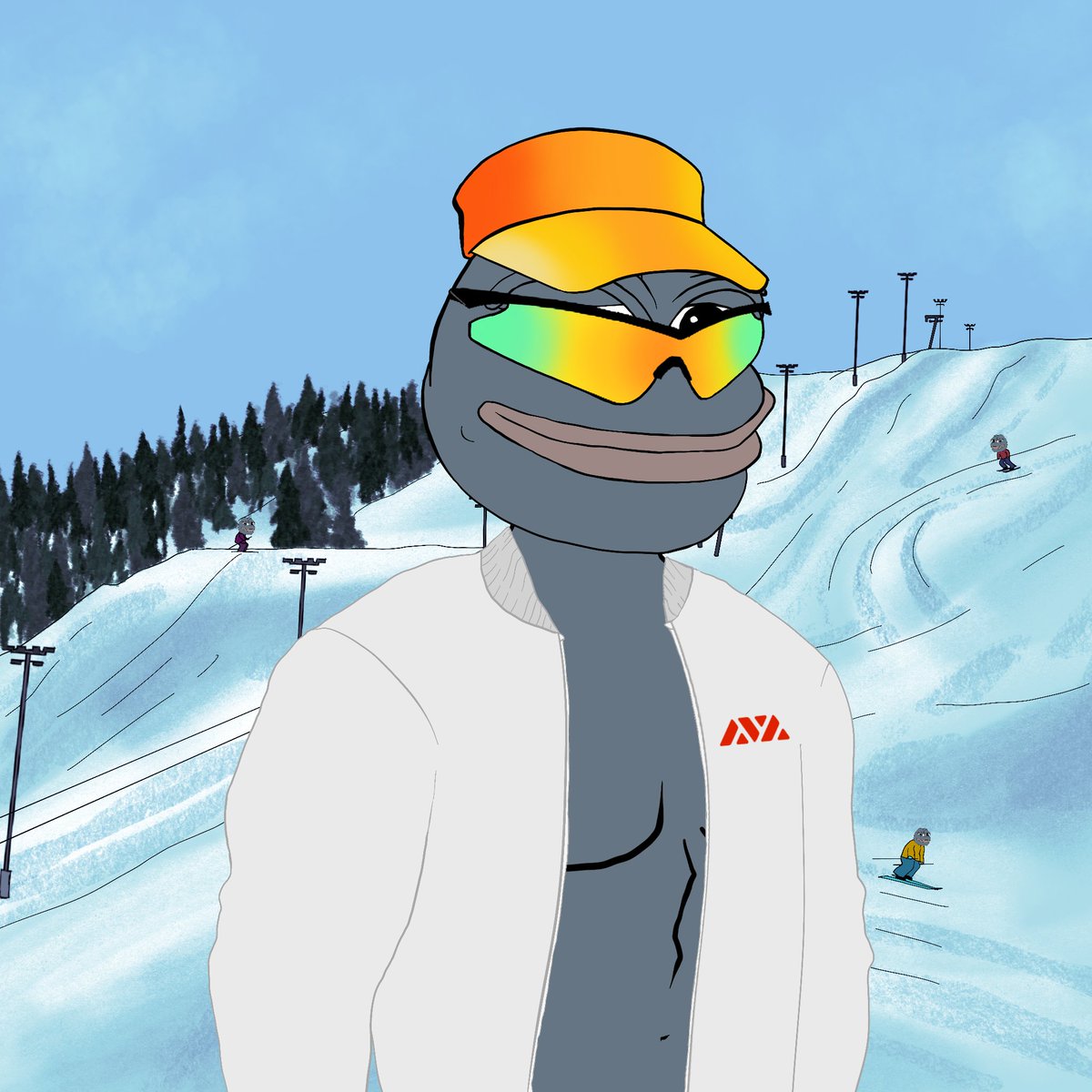 theavaxchads's tweet photo. 🚨Wow...We can't tell if this is a self portrait or an NFT!!!

@satsdart how did we do? The bomber really brings out your eyes!!!❤️‍🔥

Welcome to the elite group of HONORARY #CHADS 💪

#AVAX #AVAXNFT #CHADS https://t.co/57ijCbXO0J
