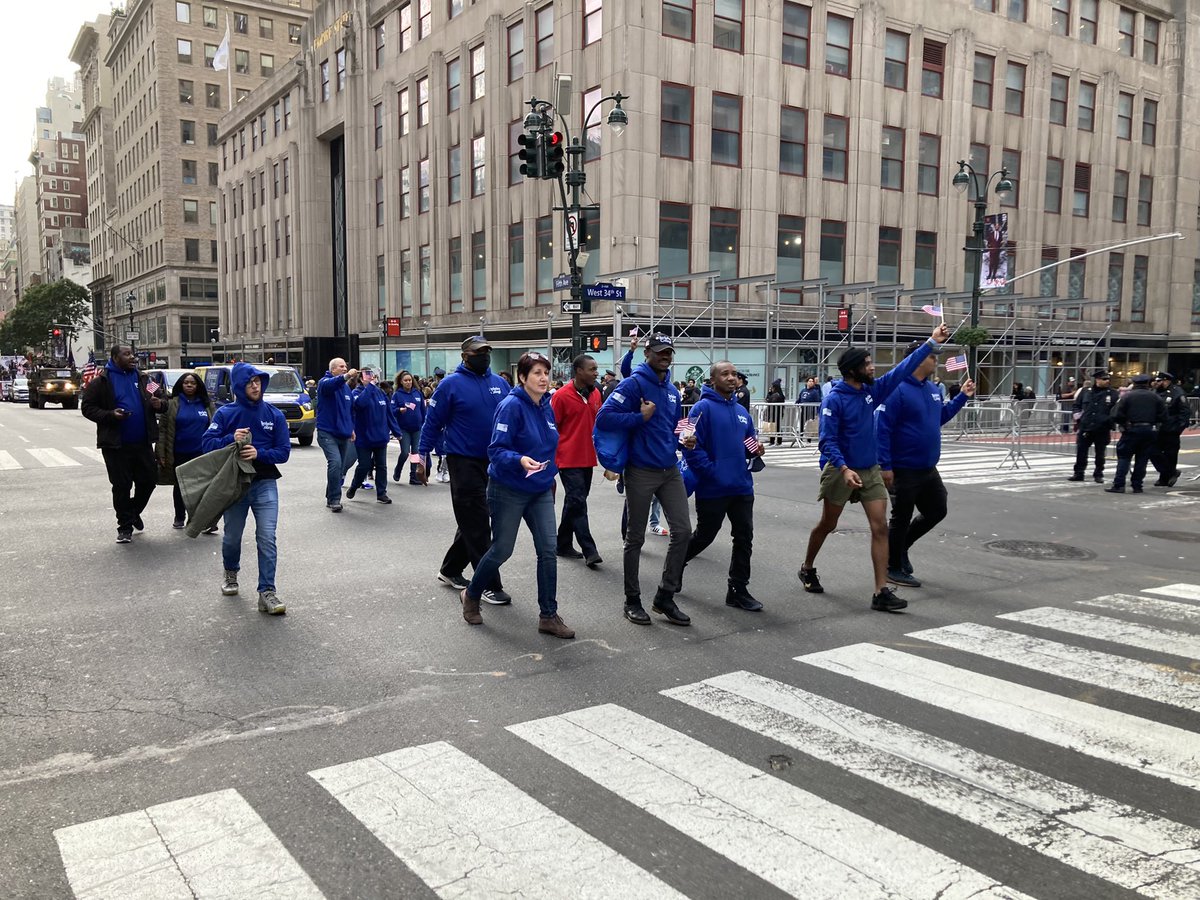 BerkeleyCollege's tweet photo. Berkeley College was honored to participate in New York City’s #VeteransDayParade today! #veteransday #veteransday2021 #nyc https://t.co/28e5vmXhWF