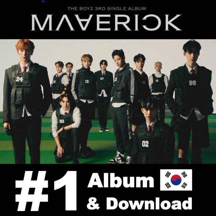 WORLDMUSICAWARD's tweet photo. #THEBOYZ' 3rd Single Album #MAVERICK debuts at #1 on the #GaonAlbumChart in #Korea, and their title song of the same name tops the #GaonDownloadChart, scoring a double crown!💪🥇💿🇰🇷➕🥇🎶💰🔥👑👑
https://t.co/gAxoF3ulA9 https://t.co/dPOHRBFf3t