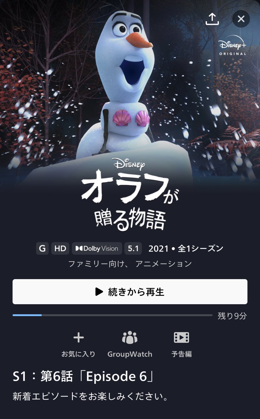 ヴァル オラフが贈る物語 武内駿輔さん1人祭り オラフがジーニーを演じるシーンの声マネなんかもう山ちゃんまんま マウイ尾上松也さんの声真似も似てる というか作中出てきたディズニー男性キャラどれもほんとによく似てました ﾞﾟ Wﾟ