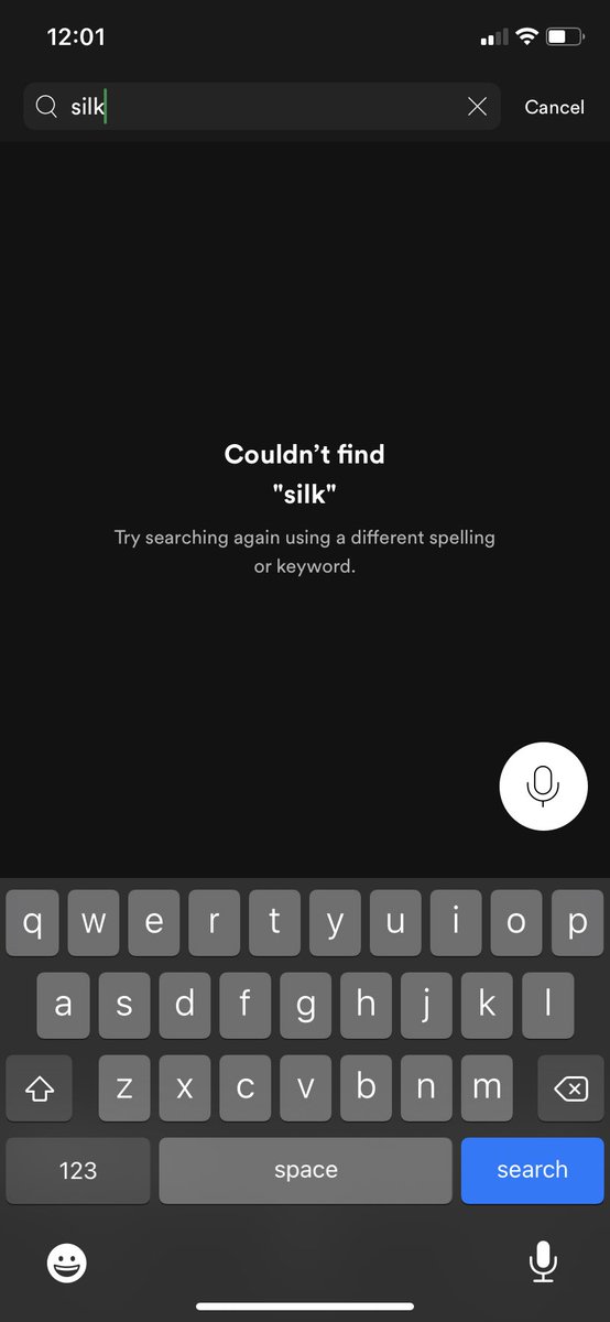 antlilbb's tweet photo. When Spotify runs outta silk https://t.co/ZtJDHJ0Qch