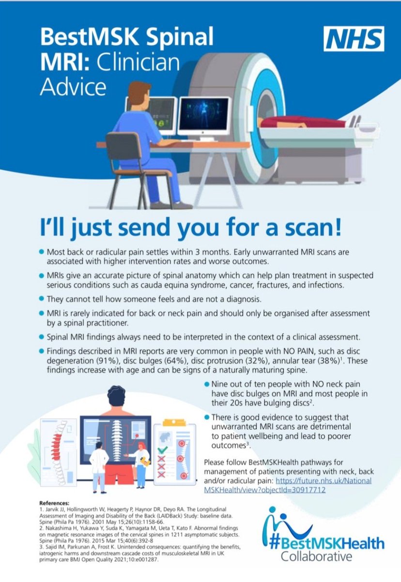 Adam Dobson (@adamdobson123) on Twitter photo NHS England launch 🔥 🔥 🔥
*Priming Information to patient prior to MRI
* Link to info on report
* Info to share with clinicians
NHS sign up below
future.nhs.uk/NationalMSKHea…
Further elaboration to follow
#BestMSKHealth
#GIRFT #PatientReps
<a href="/coastphysio24/">diarmaid ferguson</a> <a href="/NHSEngland/">NHS England</a> NHS England launch 🔥 🔥 🔥
*Priming Information to patient prior to MRI
* Link to info on report
* Info to share with clinicians
NHS sign up below
future.nhs.uk/NationalMSKHea…
Further elaboration to follow
#BestMSKHealth
#GIRFT #PatientReps
<a href="/coastphysio24/">diarmaid ferguson</a> <a href="/NHSEngland/">NHS England</a>
