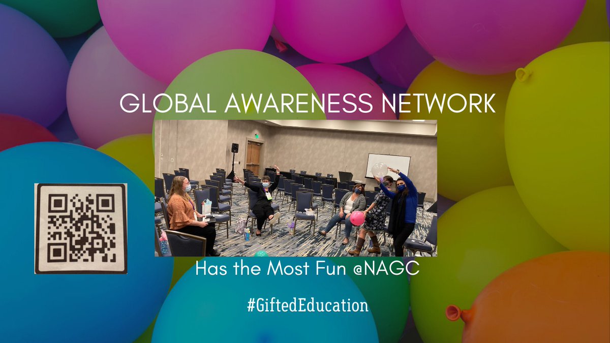 AcademyACL's tweet photo. #Balloons #DoorPrizes #BestConversations @NAGC #GlobalNetwork #GiftedEducation https://t.co/xe6gvED6Pv