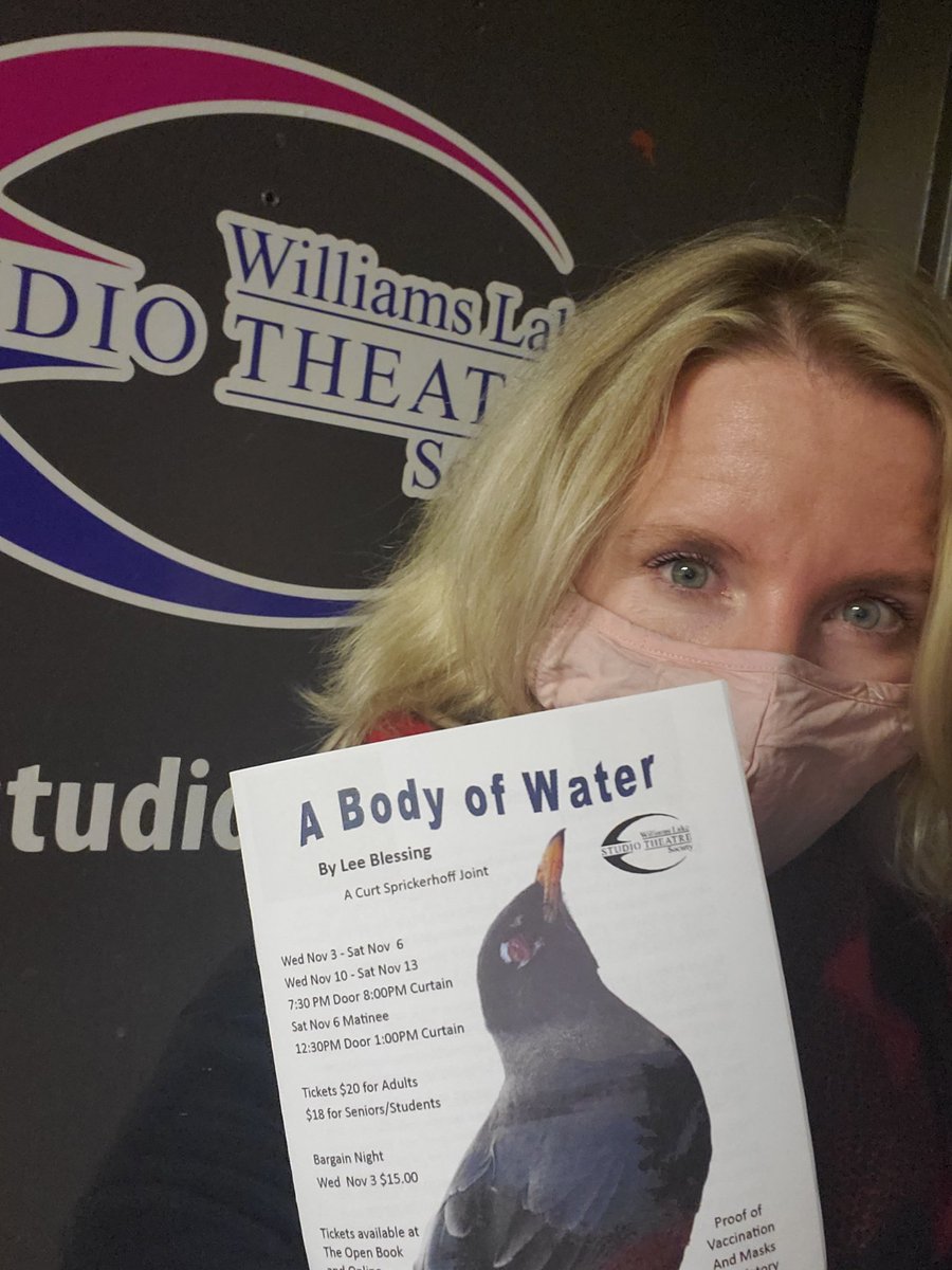 MysticMustang's tweet photo. An almost sold out show tonight for Body of Water. Get your tickets for tomorrow or Saturday while you still can. You should hear the laughs coming out of there right now  😉 @WLstudiotheatre #supportcommunitytheatre https://t.co/CSITIVPFcQ