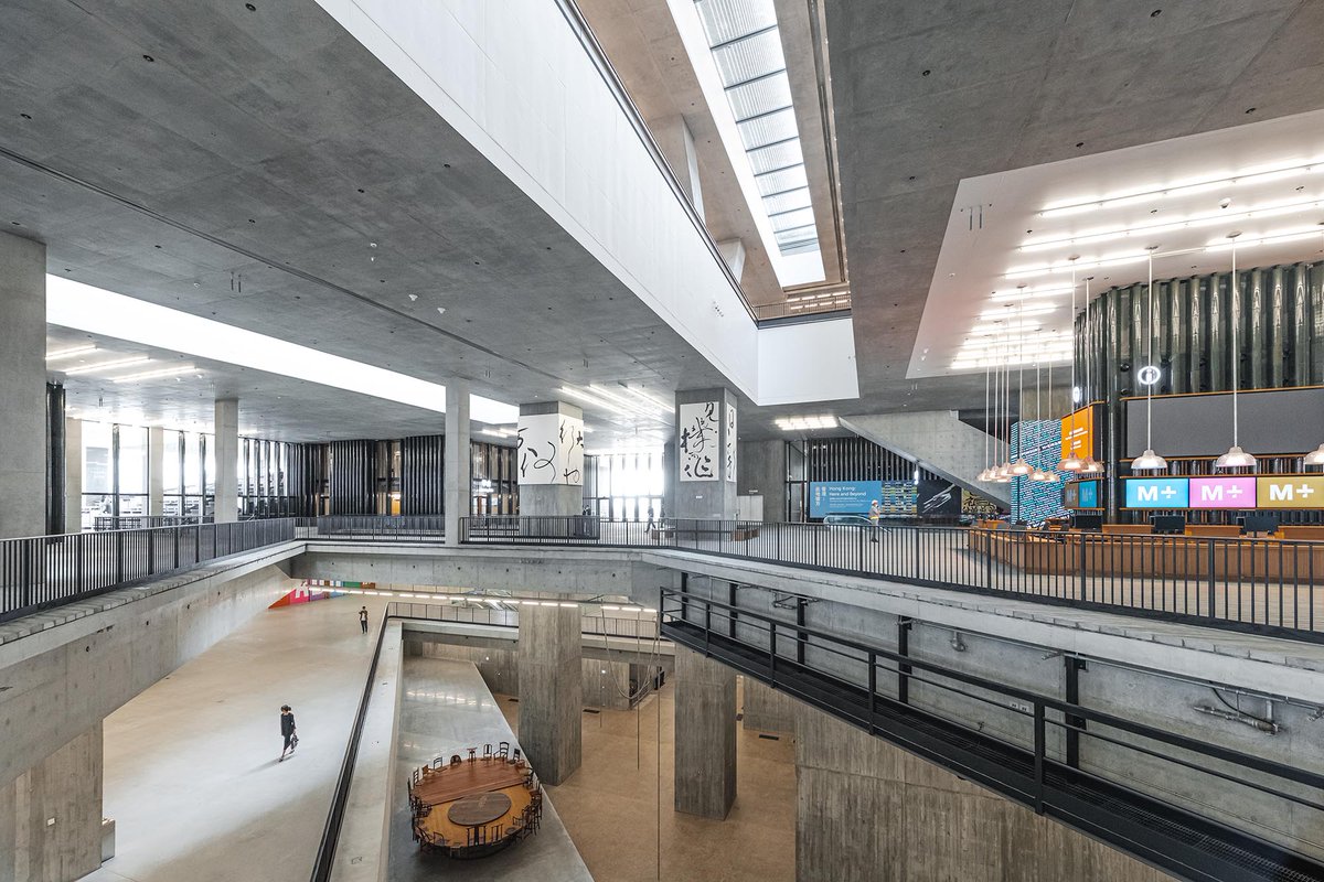 mplusmuseum's tweet photo. The wait is over. The countdown has finished. Today, we welcome you to M+, Asia’s first global museum of contemporary visual culture.

Reserve your entry in advance: https://t.co/xktJNmfSZn

Photos by Kevin Mak. 
© Kevin Mak Courtesy of @HerzogdeMeuron https://t.co/F2b3Ms1K5Q