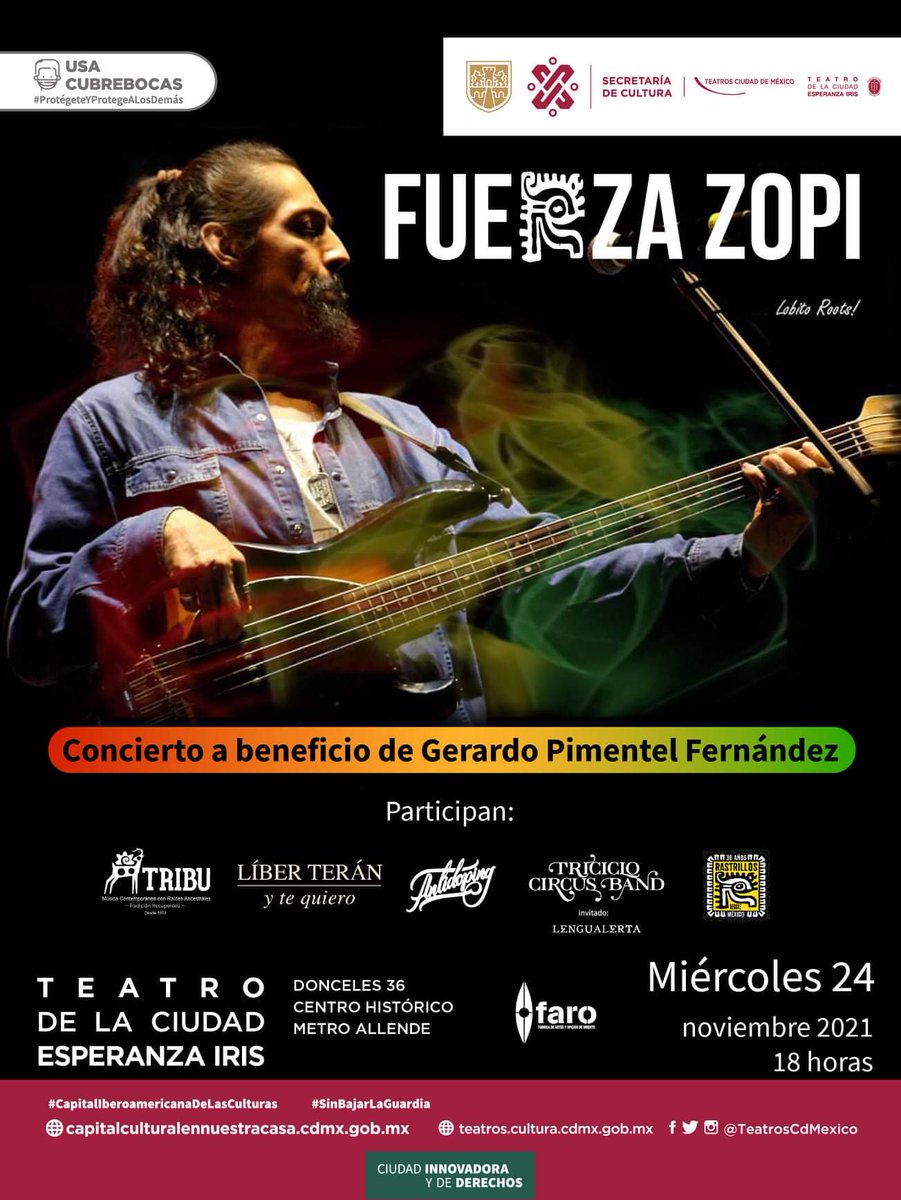 VocesDelOriente's tweet photo. Festival musical para recaudar fondos para el tratamiento médico de #Zopi. Participan @losrastrillos, @_antidoping, @Triciclocircus + @1Lengualerta, Liber Terán y Tribu. ¡Los esperamos el 24 de noviembre! 

Boletos a partir del 13 de noviembre en: https://t.co/P2Qbtxcp8U https://t.co/vZcPiHiXcE