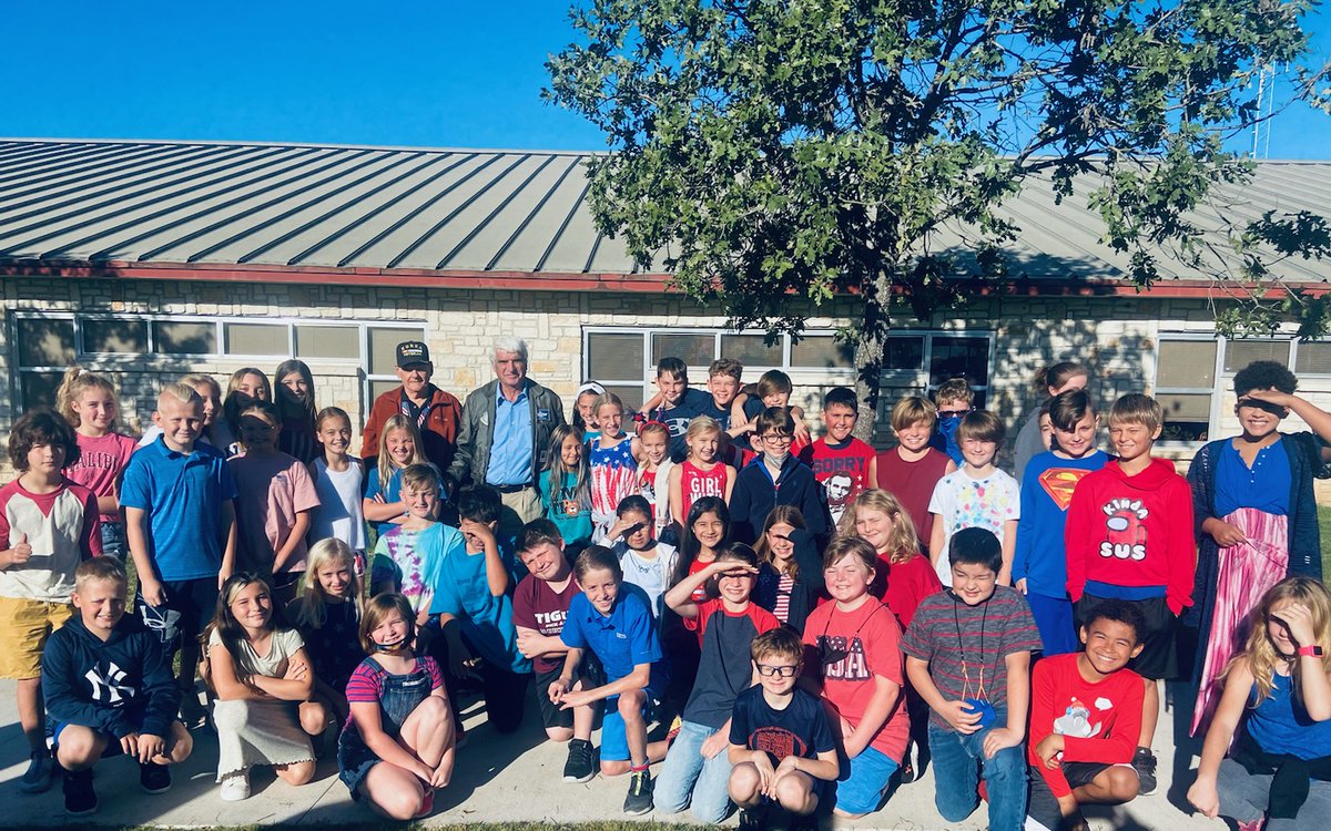 Happy Veteran's Day! Such a sweet program and first time in our amphitheater. ❤🤍💙