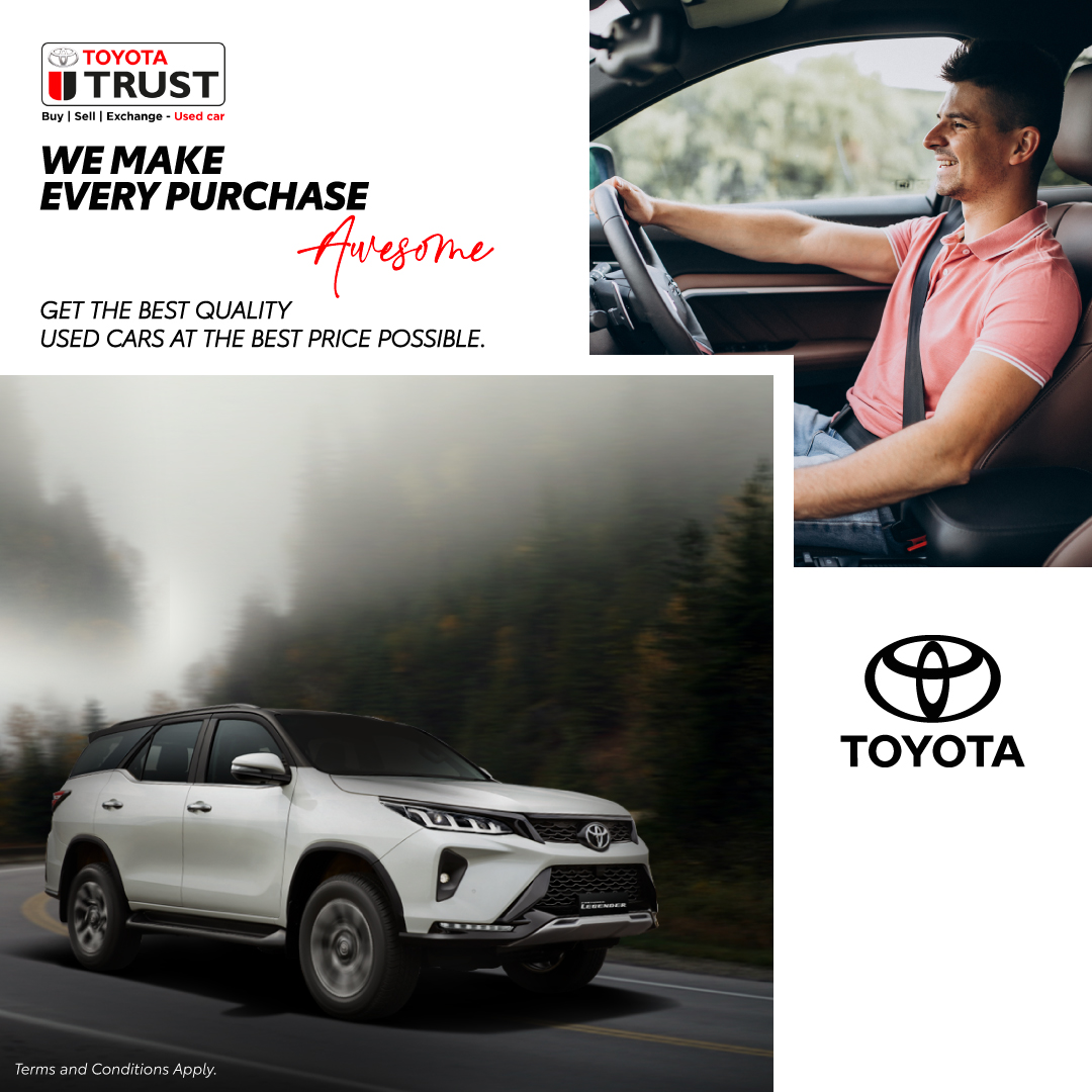 Toyota India on X: “Driving off in a used car from #ToyotaUTrust