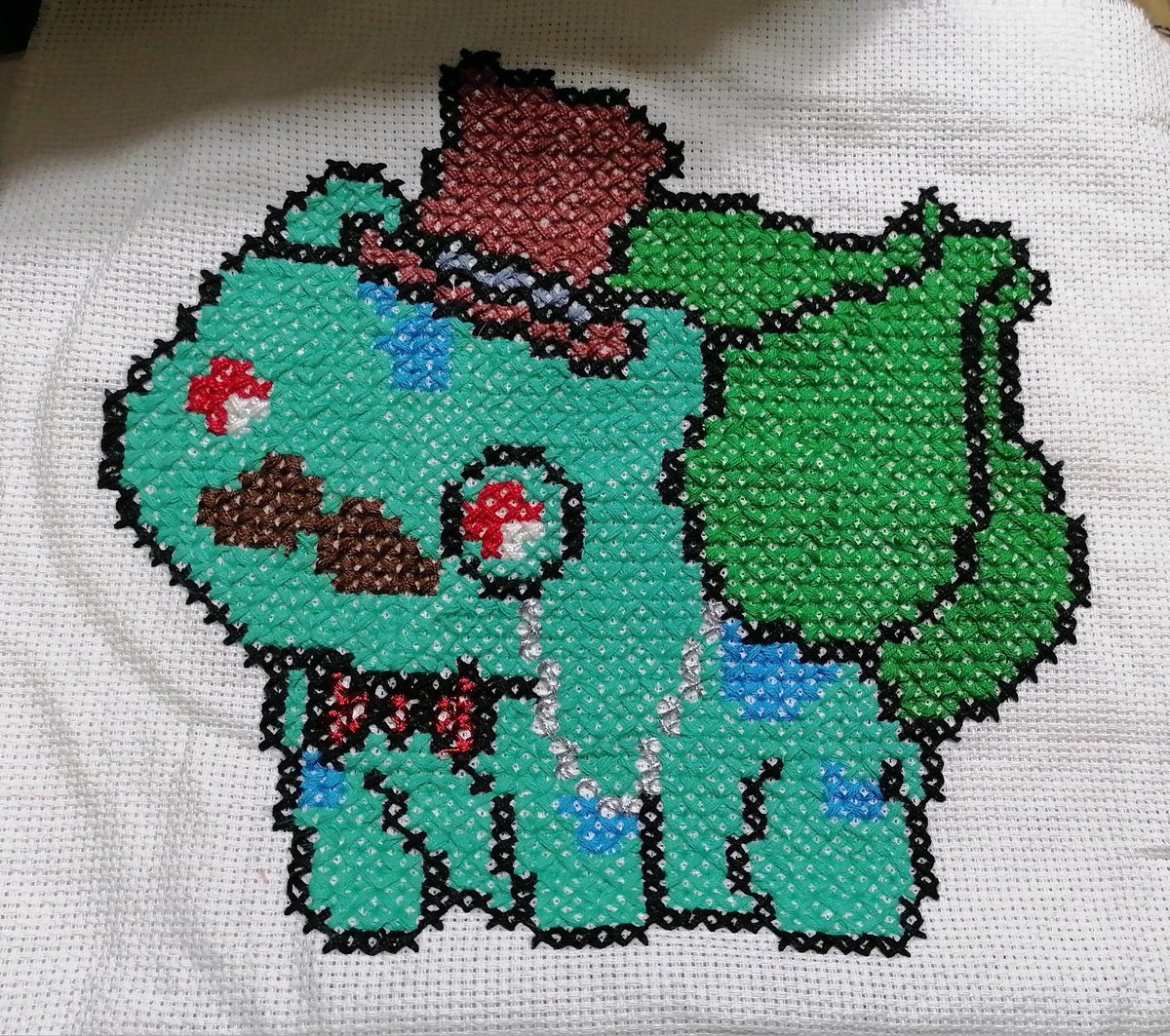 Anjuwu1's tweet photo. Y así fue como quedó :3
@infiriax
#pokemon #bulbasaur #bordados #manualidades #pokefan #plant #planta #monoculus #monoculo #mostacho #bigote #elegante #elegant #embroidery #puntocruz #bordadopontocruz #hilos https://t.co/3vPH4vHq85