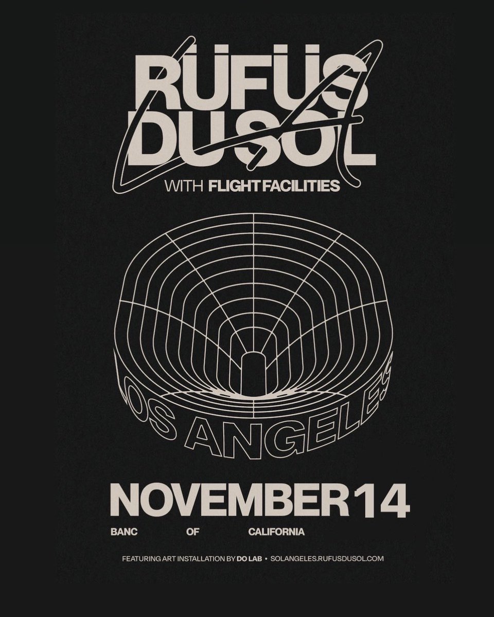riverdavisco's tweet photo. Giving away a pair of (center) floor level tickets to @RufusDuSol this Sunday in #LA 

Follow @ntentart @dotjiwa @bluem0xn   RT, &amp; shill me your #nft projects in the comments. 

Winners selected at random and tickets delivered direct to your DM. https://t.co/ClZQFvImZQ