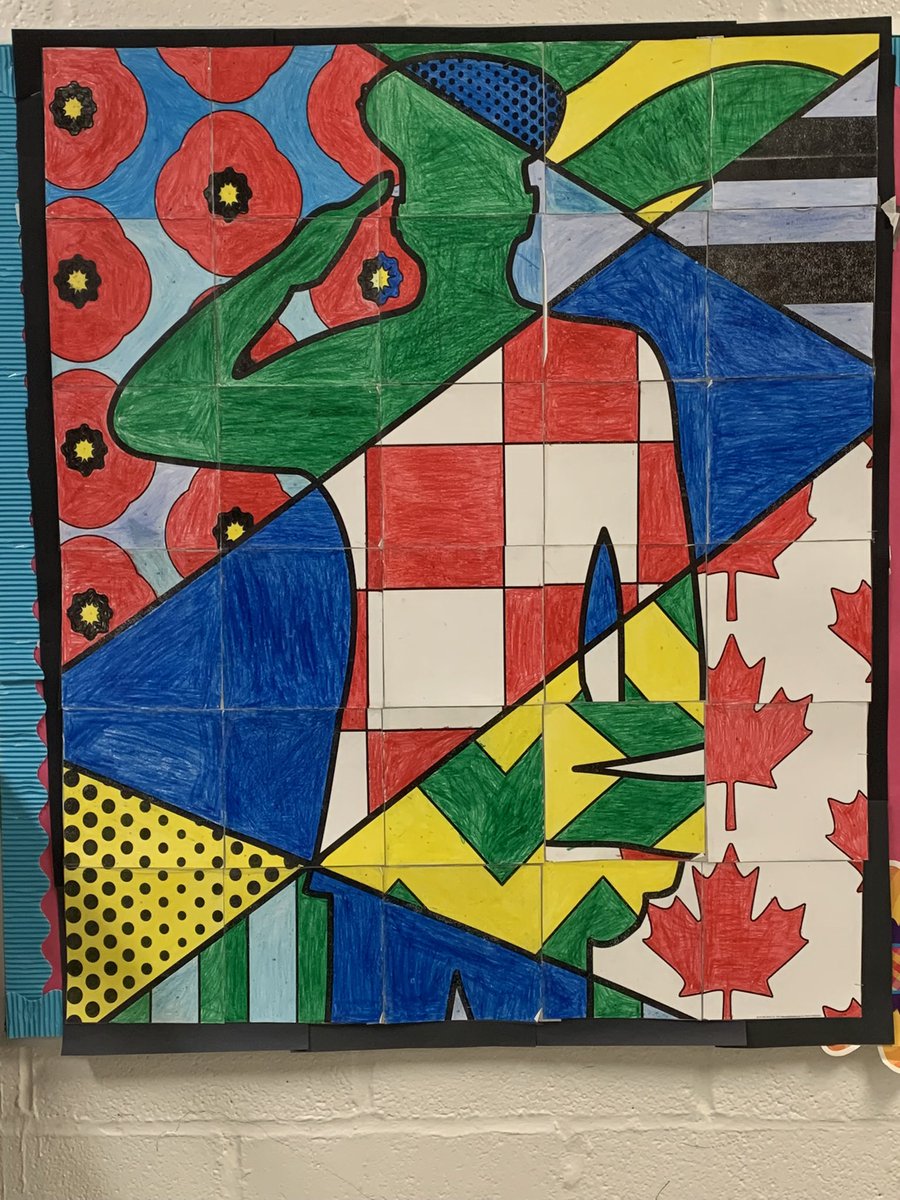 Harrisontdsb's tweet photo. @Harrisontdsb grades 3/4 and 1/2 classrooms commemorate and reflect on #RemembranceDay2021 @tdsb #LestWeForget https://t.co/wZD0GrE3cx