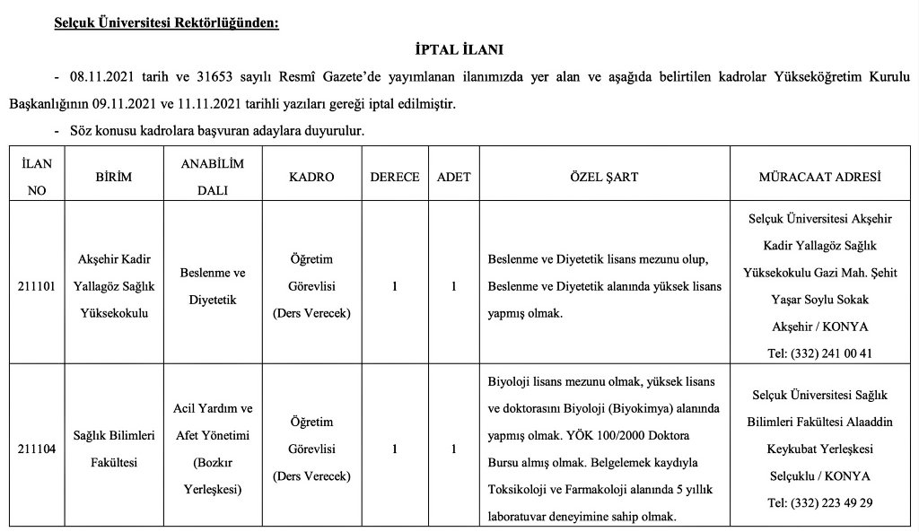 ayaymedya's tweet photo. Teşekkürler YÖK..
Onca Acil Yardım ve Afet Yönetimi bölümü mezunu ve Afet Yönetimi alanlarında yüksek lisans ve doktora yapmış varken bu tür torpilli ilanı iptal  ettiğin için...
#AkademideLiyakat
#AcilYardımveAfetYönetimi
@erolozvar 
@selcukuniresmi https://t.co/hdrFjhDjKS