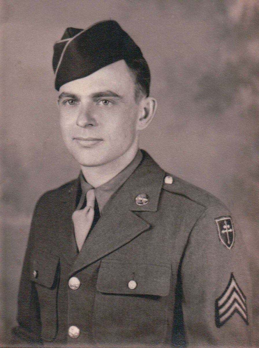 patsimmons64's tweet photo. Thinking of our precious daddy today on #VeteransDay2021
He was a true patriot and proud to serve his country during #WW2 with the #314thInfantry, #79thDivision, #CompanyH. 🇺🇸 https://t.co/UCWI3StoWl