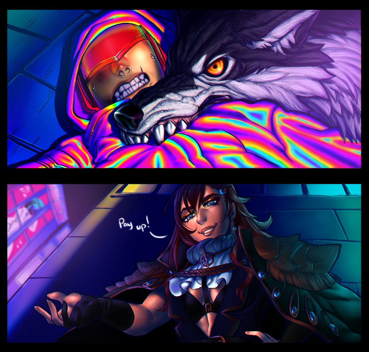 Collab with my GF! She did the beautiful lineart and i colored! @saltwyrm  For the group <a href="/PontifexRP/">A Space Odyssey</a>