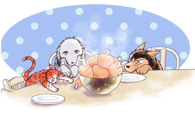 骨付き肉のtwitterイラスト検索結果