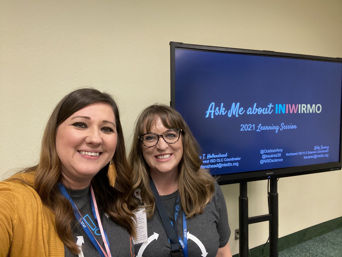 <a href="/OutdoorAmy/">Amy Hollenshead</a> and I got to introduce INIWIRMO to a fabulous group of science educators at #STATCAST21  today!  We love this critical thinking routine that promotes discourse and curiosity! <a href="/NISDScience/">NISD Science</a> #leadingandlearning
