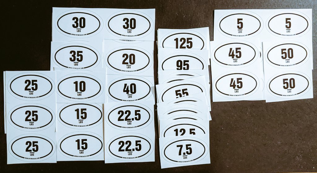 PMBack's tweet photo. Thanks to Claudio &amp; the team at Alternative Health Club Newark, NJ for your dumbbell rack weight sticker order. Located near Newark, NJ &amp;
searching for a gym, look no further &amp; change your life.
#alternativehealthclub #pmback #putmeback #backtotherack #gym #gymlife #njgym https://t.co/lcB8XoCBdn