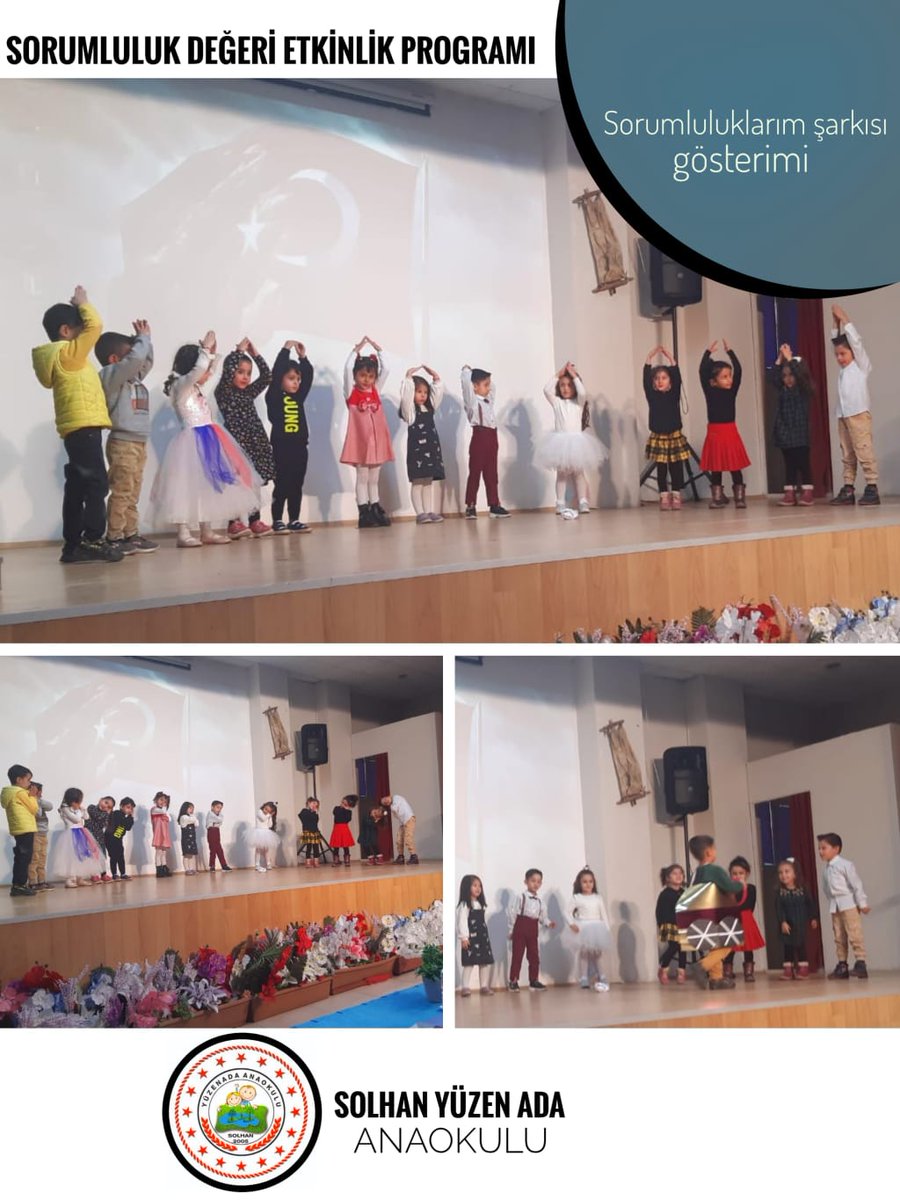 yznadaanaokulu's tweet photo. 🎈"Sorumluluklarımız Oratoryo"
🎈" Sorumluluklarımız Şarkısı"
🎈"Top Taşıma Oyunu"
🎈Sorumluluklarını en çok yerine getiren öğrencilerimize hediye takdimi
🎈 öğrencilerimiz tarafından yapılmış olan etkinliklerden "Sorumluluklarımız Sergisi"

@IlceSolhan @IhsanYanilmaz @bingolmem https://t.co/oqwI5yIpcG