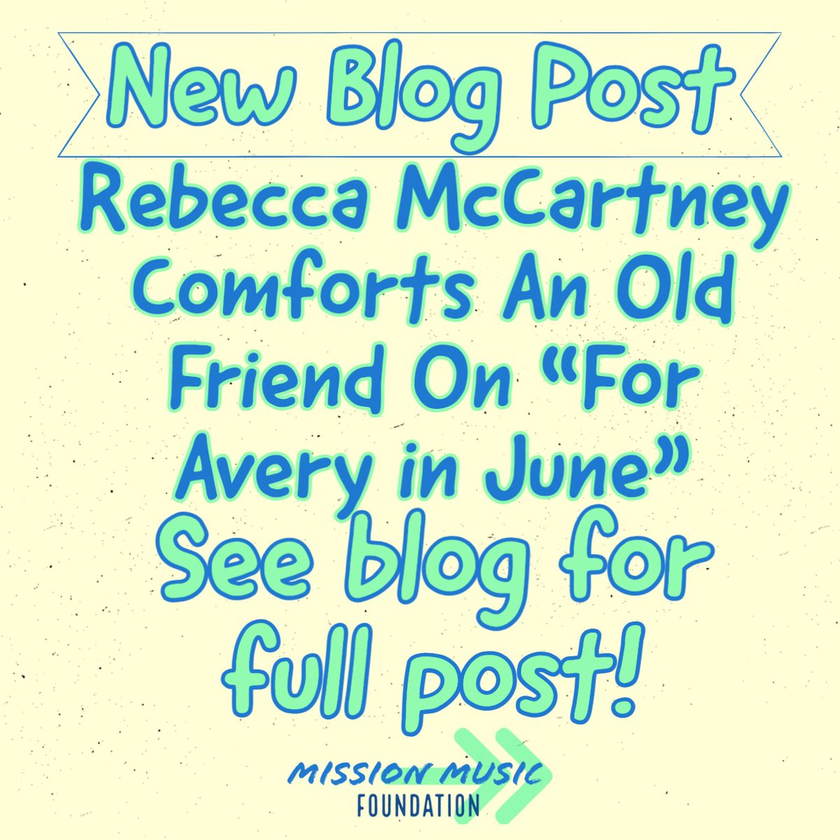 Everyone check out the new blog post for the new single by <a href="/rsmccartney/">Rebecca McCartney</a> !!!
missionmusicfoundation.com/blog/rebecca-m…